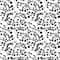 Disney® Nightmare Before Christmas Black & White Jack Skellington Packed Cotton Fabric